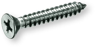 TORNILLO DIN 7982 ROSCA CHAPA C/AVELLANADA PLANA INOX 6,3x60