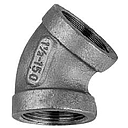 CODO FIG.120 45º H-H INOX 1 1/2