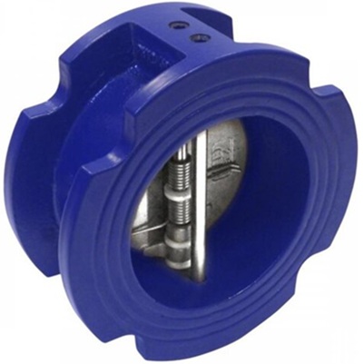 VALVULA RETENCION GGG-40 DOBLE DISCO INOX DN-125