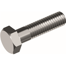 TORNILLO DIN 931 CABEZA HEXAGONAL MEDIA ROSCA