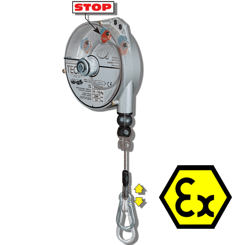 EQUILIBRADOR HERRAMIENTA ATEX CABLE 2mts. 4-7kgs