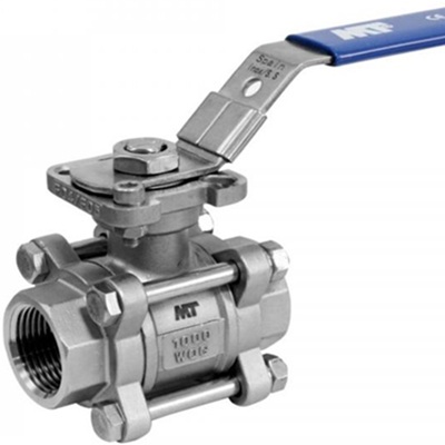 VALVULA BOLA INOX 3 PZAS CON PLATAFORMA DE MONTAJE 2-1/2 VALVULA BOLA INOX 3 PZAS CON PLATAFORMA DE MONTAJE 2-1/2