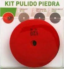 KIT PULIDO PIEDRA (DESBASTE+PREPARACION PUL + PULIDO)