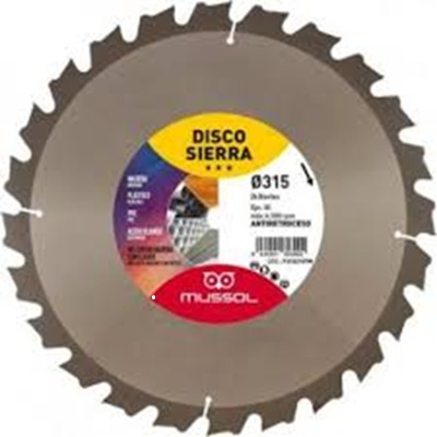 DISCOS DE SIERRA MUSSOL