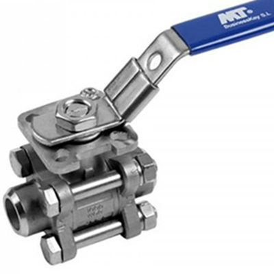 VALVULA BOLA INOX 3 PZAS SOLDAR 1-1/2