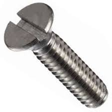 TORNILLO DIN 963 C/AVELLANADA PLANA CON RANURA ZINCADO 4x6