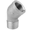CODO FIG.122 M-H 45º INOX 1 1/4