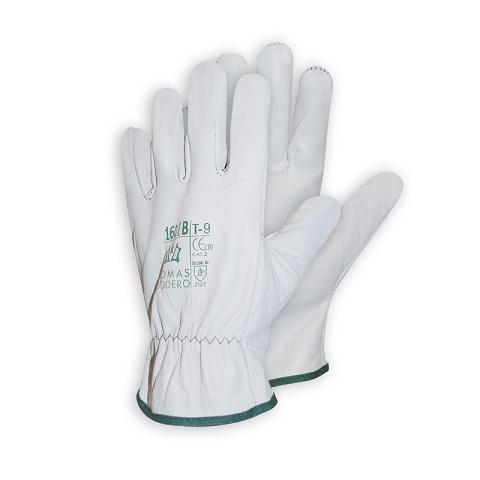 PAR DE GUANTES FLOR PIEL BOVINO BLANCO Nº 11 MASTER NC 3L (12 UDS)